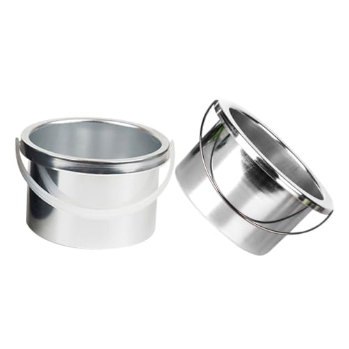 ERINGOGO 2Piezas Metal para Calentador de Cera de Compatible con Máquinas de Derretir Cera Olla Metal para Depilación Interior
