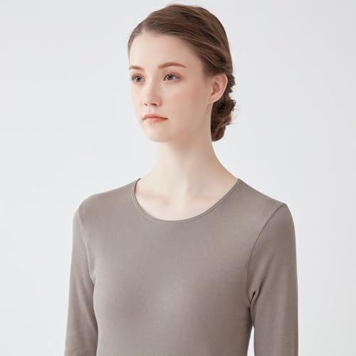 グンゼ theGUNZE 長袖 あったかインナー 10分袖 綿100% 日本製 保湿 裏起毛 冬 保温 レディース CK4544 の商品画像 6