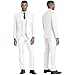 Men Suit Set Slim Fit Wedding Suit Business Suit Ivory Prom Groomsmen Suits Tuxedos Jacket Blazer Vest Pants Men Suits L