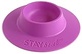 STAYbowl Tip-Proof Ergonomic Pet Bowl for Guinea Pig and Other Small Pets, 1/4-Cup Small Size, Lilac (Purple)
