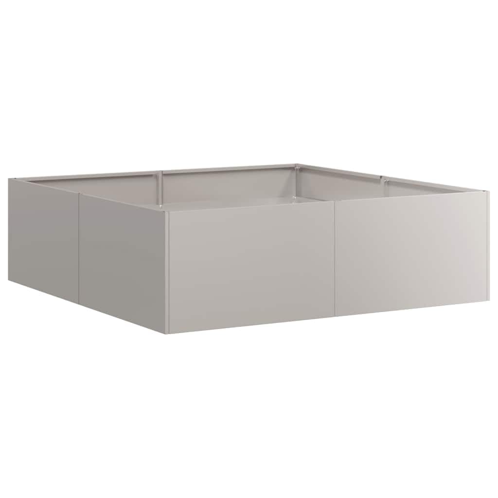 Jardiniere Rouille 100x100x30 cm Acier corten Interieur Exterieur Jardin Balcon Patio Grande Jardiniere rectangulaire Fond Ouvert Stable Design Moderne sans Entretien