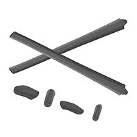 PapaViva Kits de borracha de substituição para protetores de nariz e meias auriculares Oakley Flak Draft OO9364 - Cinza