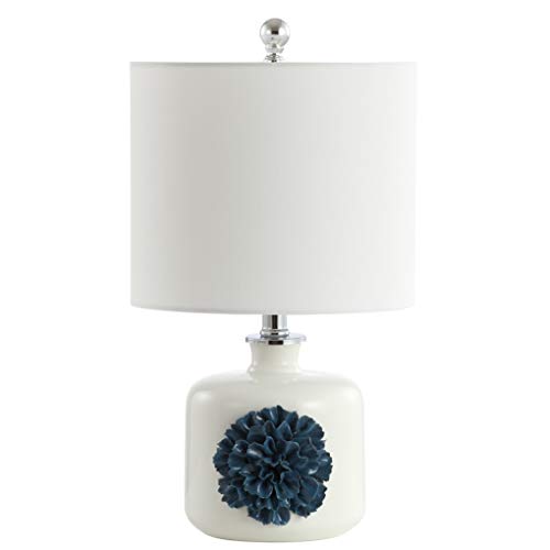 Lámpara de Mesa Safavieh Olinda Blanca/Azul 18 pulg miniatura 5