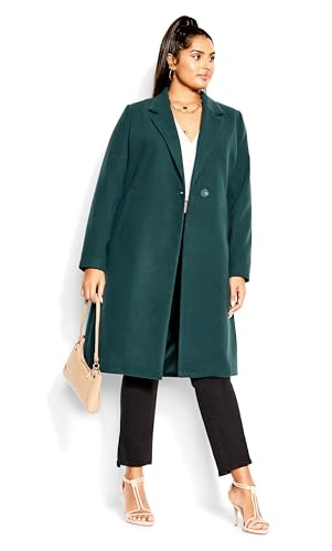 City Chic Women's Plus Size Coat - Effortless Chic