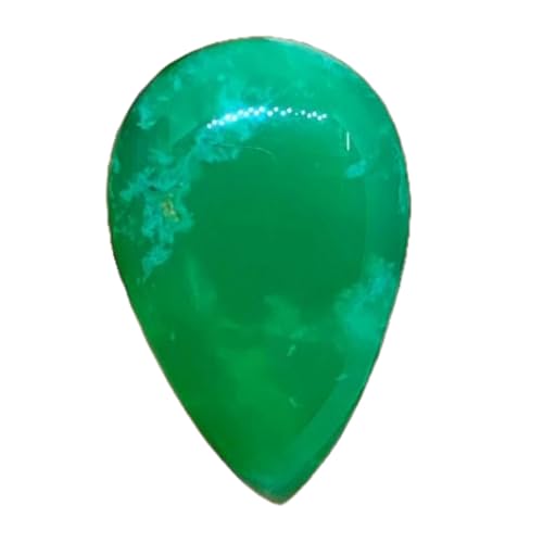 Cabochon chrysoprase naturelle pour sublimer vos colliers et bagues bohèmes faits main