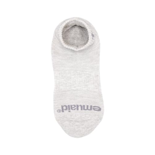 Image of EMUAID Ionic Silver Socks, Silver Fiber Blend, Odor Control, Gray, One Pair | Silver Fiber Blend, Moisture-Wicking, Odor Control, Antimicrobial, Everyday Comfort