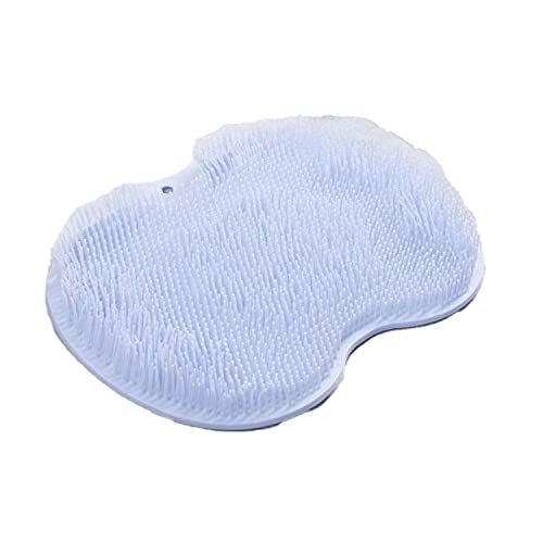 WALULAN Bath Body Brush Foot Back Massage Pad Silicone Exfoliating Non-Slip Bath Pad with Suction Cup