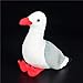 Tylyund Juguete suave de la Vida Real de Arenque Gaviota Juguetes de Felpa Realistas Comunes Gaviota Pájaros de Peluche de Juguete Frailecillos Gaviota de Peluche Muñecas Regalos Para Niños