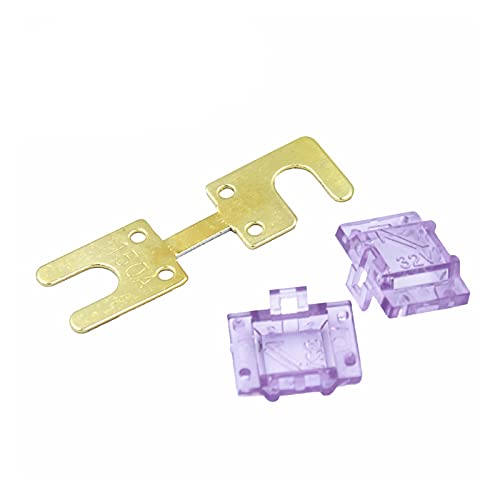 Fusible AFS mini de coche 150A chapado oro para protección de audio estéreo 5