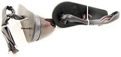 Miniatura 2 de XKH - Señal de giro de montaje empotrado para motocicleta, color humo, Euro LED, compatible con Kawasaki Ninja Ex 250 Yzf R6S B00Y7C8HCU