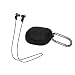 Produktbild kwmobile 2in1 Set Hülle und Halteband kompatibel mit JBL Live Pro Plus Case - Kopfhörer Band Strap 70 cm - Schwarz Schwarz