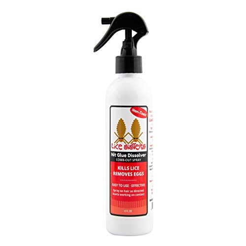 Lice Sisters Head Lice Treatment - Non-Toxic, Natural Spray Treatment. Kills Lice and Eliminates Eggs, 8 oz.