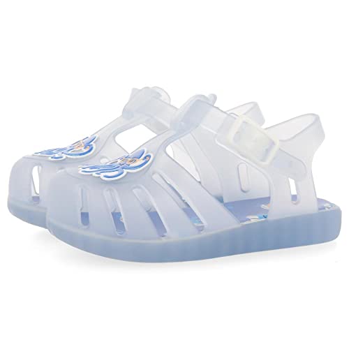 Cangrejeras azules con diseño de pulpo para bebé acoua