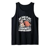my dog is my favorite camping buddy viaggi all'aperto canotta