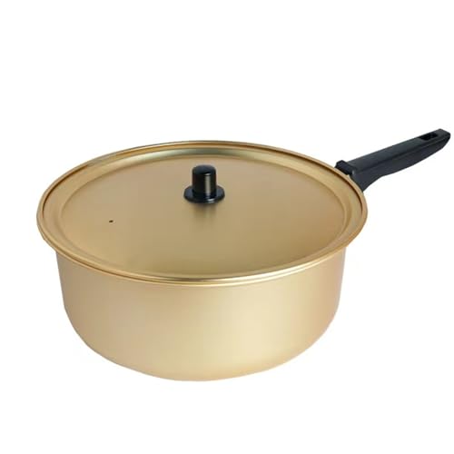 lvjiajin 片手鍋 ラーメン鍋 小スープ鍋 ハンドル付 蓋付き 調理器具 味噌汁 鍋 打ち出し仕上げタイプ 多機能 小さい鍋 味噌汁 鍋 ミルクポット 調理器具 ゆで麺 朝食 パスタ鍋 離乳食 鍋 一人用 少人数 お手入れが簡単 IH/ガス対応業務用
