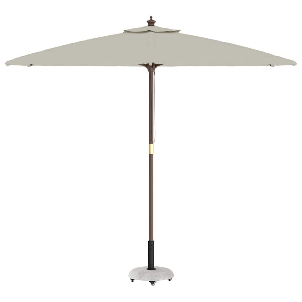 Base per ombrellone Robusta, 45 x 40 cm, in Cemento e Metallo, Resistente alle intemperie, Ideale per Patio, Giardino e Esterni, 21 kg