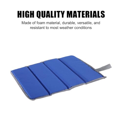 2PCS Camping Seat Cushion, Foldable Insulated Sitting Pad Portable Waterproof Foam Mat with Storage Bag for Picnic Outdoor Hiking Mountaineering
