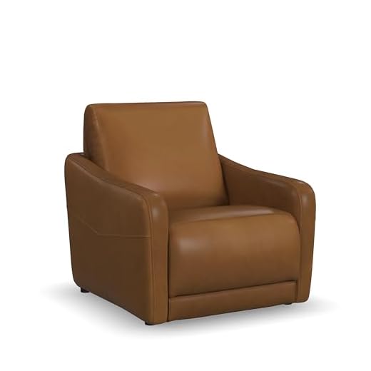 Flexsteel Aubrina Leather Power Recliner