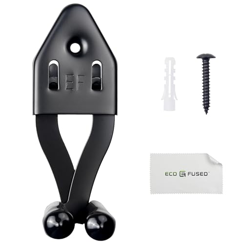 Eco-Fused 1x Vertikale Schwert-Halterung - Dolch-Display-Wandhalterung - Verstellbare multifunktionale Halterung - Edelstahl-Wandregal für Äxte, Dolche, Messer (Schwarz)