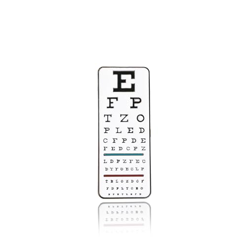 Image of Medical Optometrists Enamel Brooch Ophthalmology Vision Test Optometry Pin Jewelry for Doctor Nurse Backpack Lapel Badge