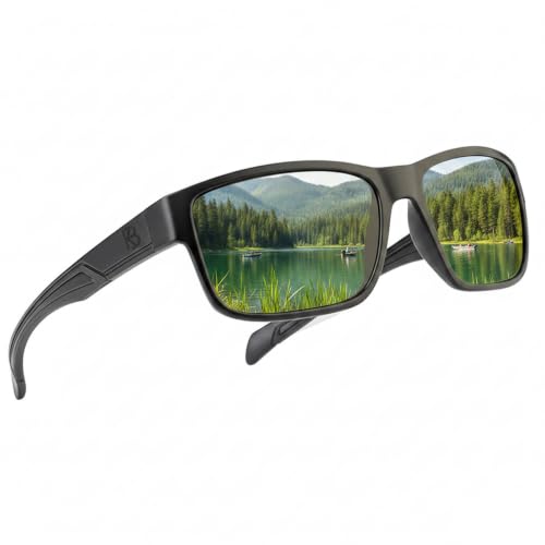 Image of Polarized HD Genuine Glass Sunglasses for Men and Women, Italian Design, Anti-Glare,UV400,Corning True Glass Lenses
