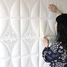 SOJITRA 3D White Flower Wallpaper for Wall PE Foam Wall Stickers Self Adhesive DIY Wall Decor (70 x 70cm) (5) (B0CPPVHBLS) Amazon Price History, Amazon Price Tracker