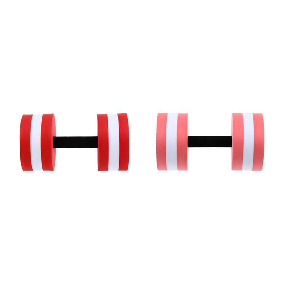 Mancuernas de espuma EVA para natación y fitness acuático en piscina pack de 2 unidades