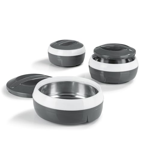 GOURMETmaxx Thermoschüsseln 3er-Set mit...