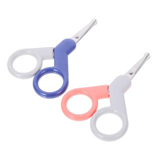 ORFOFE Newborn Nail Clippers Baby Safety Scissors Round-tip Nail Trimmer Toddler Clippers Set