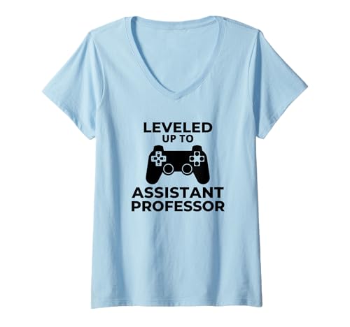 Mujer Nivel hasta Profesor Asistente | Nuevo Profesor Asistente Camiseta Cuello V