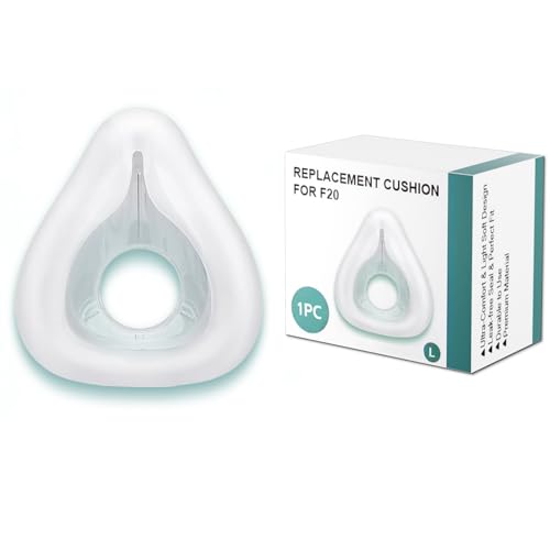 Unsvorns 1 Pack Full Face Replacement Cushion for AirFit F20 Large Full Face CPAP Mask Accessories for ResMed AirFit F20 (Large)