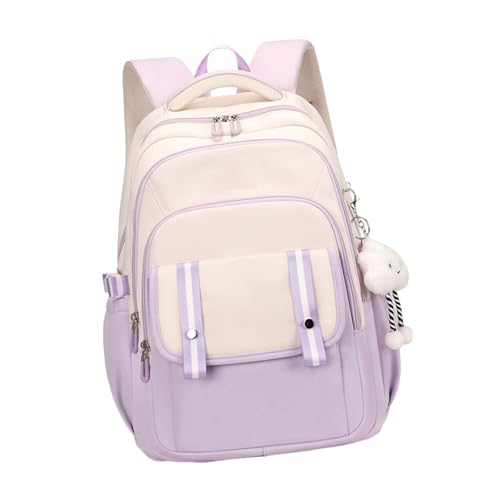 Sac à dos écolier en nylon grande capacité idéal pour voyage et cours