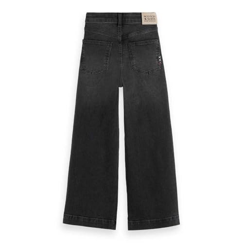 Girls' Wide Leg Wave Jeans in Black by Scotch & Soda2