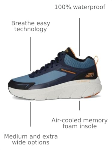 Image of Skechers Men's D'lux Walker 2.0 Grailo Waterproof Sneakers