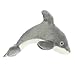 Aurora® Responsibly Made Eco Nation™ Eco Softies™ Dolphin Stuffed Animal - Ideal for Playtime Adventures - Perfect for Birthdays or Just Because - Grey 9 Inches