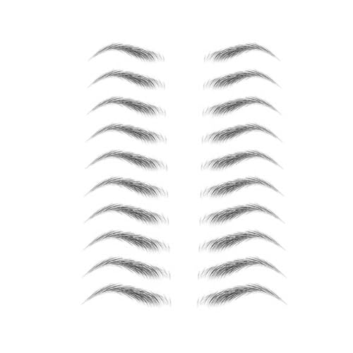 Autocollants de sourcils temporaires tatouage 3D imperméable effet naturel pour maquillage sourcils réalistes coller sur les sourcils mise en forme longue...