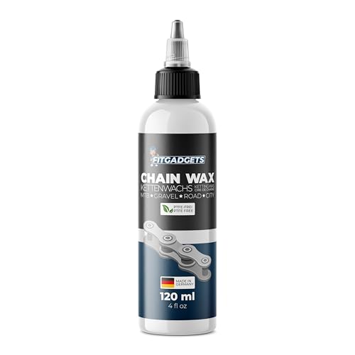 OH3 Cera per catena per bicicletta, 120 ml, lubrificante senza PTFE, per catene di biciclette, riduce l'attrito e l'usura, per e-bike, incisioni, mountain bike e bici da strada, made in Germany