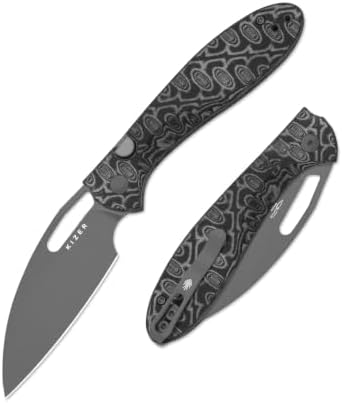 Kizer Masu Pocket Knife with Glow-in-the-Dark G10 Backspacer, V3697A2