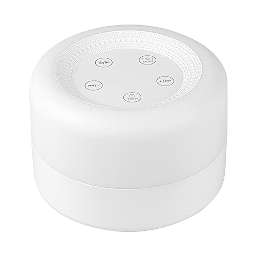 Veilleuse bébé machine à son blanc portable HUIOP avec 12 bruits apaisants et 7 couleurs