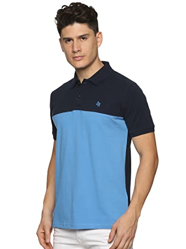 Image of ADRO Men's 100% Cotton Regular Fit Polo T-Shirt
