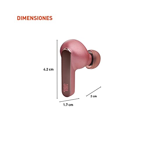 Image of JBL Live Pro 2 - True Wireless Noise Cancelling Earbuds, up to 40 Hours of Playback with Wireless Charging, 6 mics for Perfect Calls, Touch & Voice Control, IPX5 Water Resistant (Rose)