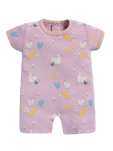 Image of BABYGO Baby Half Sleeve Rompers 100% Cotton for New Born Baby|Daily Suits for Baby Boys & Girls| 0-3M| 3-6M|6-9M|Onesies| Infant Clothes | Pack of 1