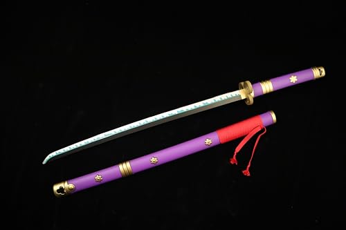 Blazing Steel Fantasy Foam Prop Sword, One Piece Wano Arc Collection, PU Foam, 27.5 Inch Blade, Licensed by Toei, for Cosplay (Enma)