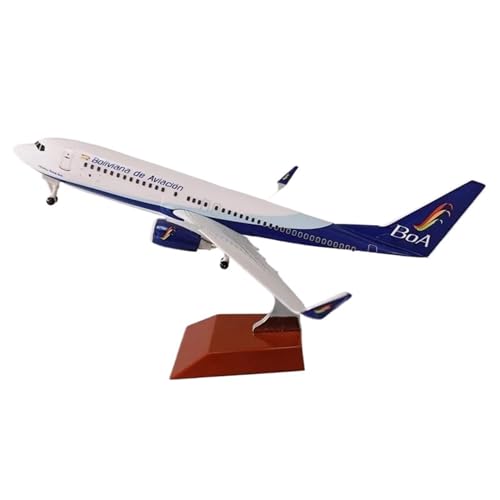 Avión Boa Boeing B737 miniatura metálica de 20 cm para coleccionistas de réplicas diecast