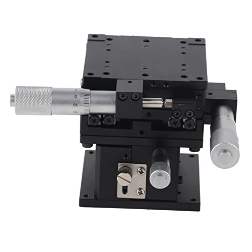 Semxyz 80 Xyz Linearbühne Trimmplattform Lager Feinabstimmung Schiebetisch 80 * 80 Mm Industriebedarf Lineare Bewegliche Teile