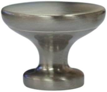 Urbanest Tutbury Round Cabinet Hardware Knob 1 3/16" Diameter, 10 Pack (Brushed Satin Nickel)