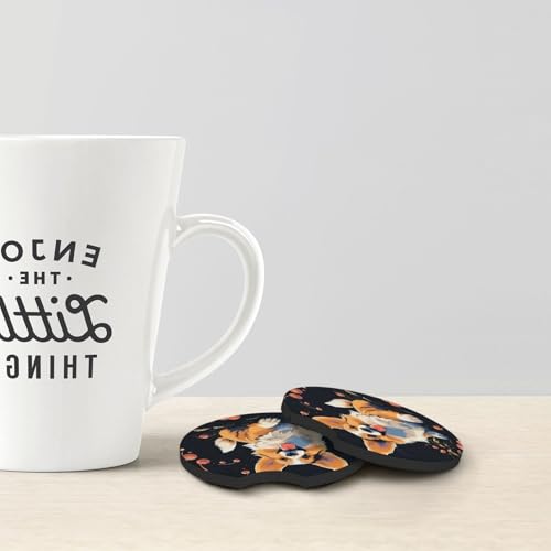 Posavasos para coche universales 2 pcs color negro miniatura 4