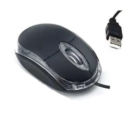 Wired Mouse Sleek Design, USB Connectivity with RGB Lighting - | 1000 DPI Optical Sensor | Plug and Play | Compatible with PC and Laptop_M126-image-37