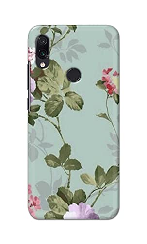 Image of Printed Hard Back Cover Case for Mi Redmi Note 7 | Mi Redmi Note 7 Pro | Mi Redmi Note 7S Back Cover (Floral Painting) -702