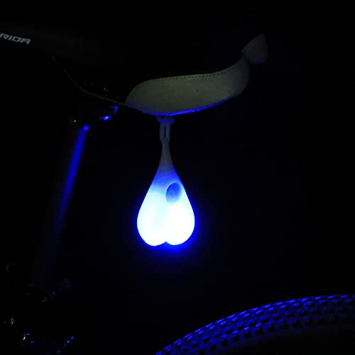 Feux Arrière De Boule De Vélo Heart-Shaped Lumière Silicone Feu D'avertissement Cardiaque pour Bicyclette Lampe D'oeuf LED Essentielle De Nuit étanche à...